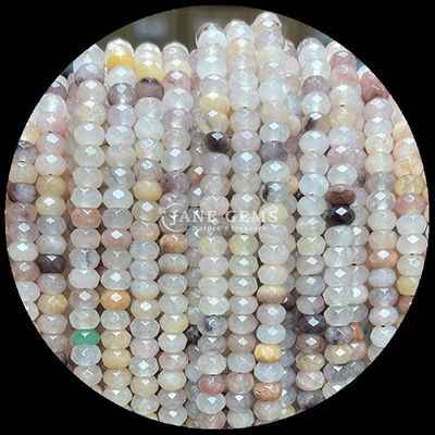 Fluorite Karnelian Doğal Değerli Taşlar Mermerler Yararlı Enerji ve DIY Mücevherler için Abacus Şekilli gevşek mermerler