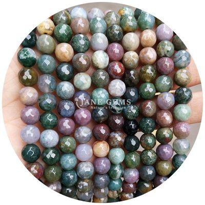 Doğal yuvarlak pürüzsüz karışım agat gevşek boncuklar DIY için yapımcılık ve mücevher makinesi