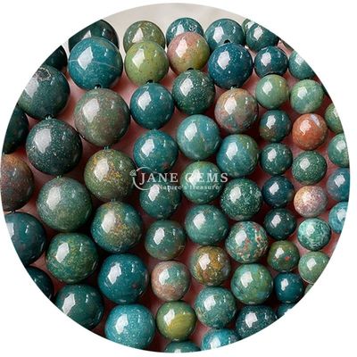 Doğal yuvarlak pürüzsüz karışım agat gevşek boncuklar DIY için yapımcılık ve mücevher makinesi