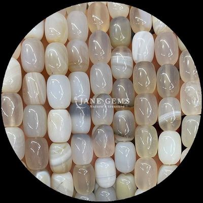 Gems Bead Howlite Opalite Natural Crystal Gemstone Barrel Shape Loose Bead Strands for Jewelry Making (Gümüşçülük yapımı için gevşek boncuk telleri)