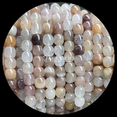 Gem Bead Yeşil Aventurine Mor Taş Doğal Kristal Gemstone Elma Şekilli gevşek boncuk telleri Mücevher Yapımında