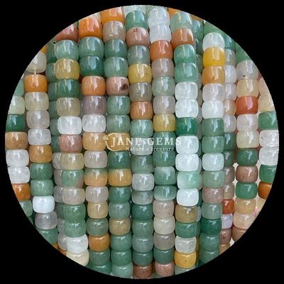 Gem Bead Yeşil Aventurine Mor Taş Doğal Kristal Gemstone Elma Şekilli gevşek boncuk telleri Mücevher Yapımında