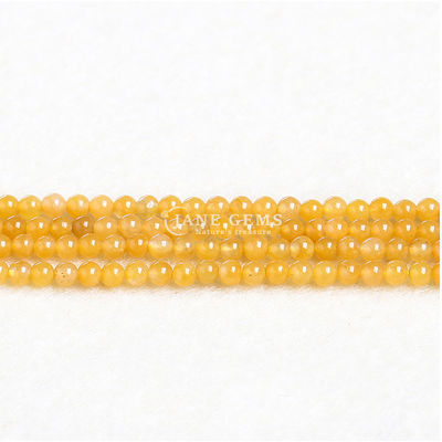 Gerçek Doğal Taş Gemstone Polatlı Pürüzsüz Yumuşak Yuvarlak Boncuk Diy Bilezik Boynuz Yapım Aksesuarları