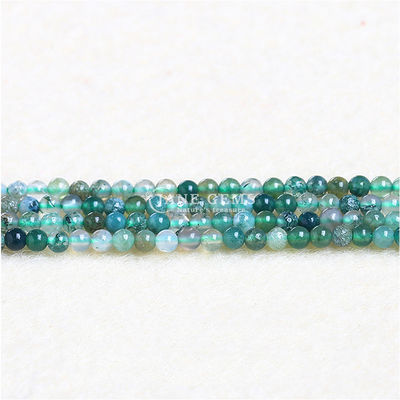 Doğal Kristal Kaplan Gözü Yuvarlak Boncuk Çılgın Dırdalan Agat Gemstone gevşek iplik Enerji Şifa Boncukları Mücevher Yapımında