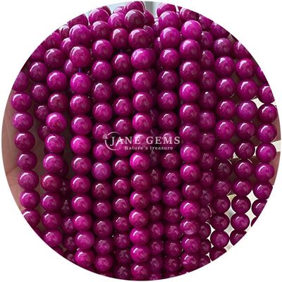 Çeşitli Yumuşak yuvarlak gevşek kalsedon taş boncuklar Kolye için taş boncuklar Mücevher yapımı