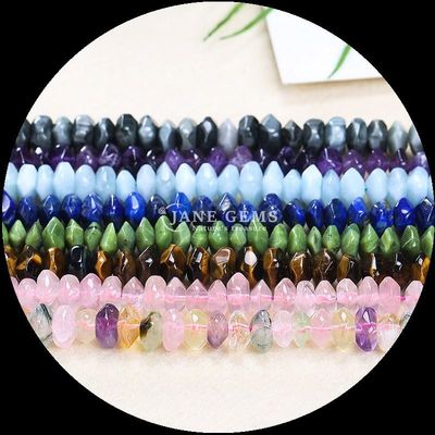 Gems Bead Natural Crystal Amazonite Eagle Eye Gemstone Düzensiz Çökmüş Şekil Sıfır İnci Yapım için İnci Yilekleri