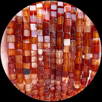 Küp kare şekli Howlite Lapis Lazuli DIY Mücevher yapımı için gevşek boncuk telleri
