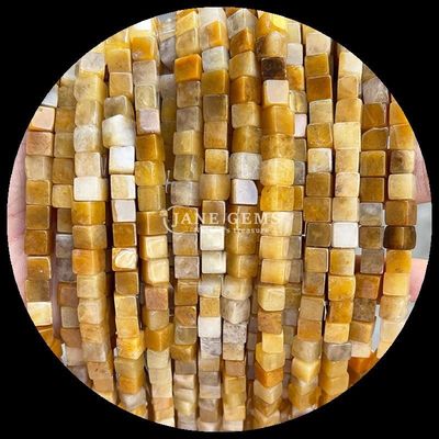 Küp kare şekli Howlite Lapis Lazuli DIY Mücevher yapımı için gevşek boncuk telleri