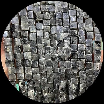 Küp kare şekli Howlite Lapis Lazuli DIY Mücevher yapımı için gevşek boncuk telleri