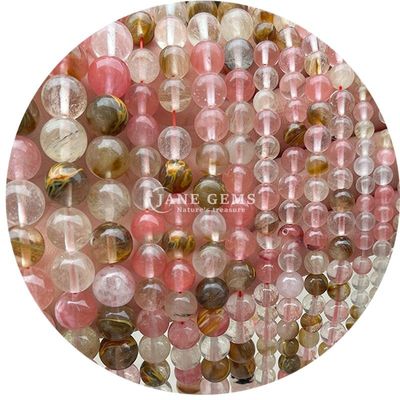 Doğal Siyah Çizgi Rhodochrosite Mücevher için mücevherler Yapım DIY Bilezikler