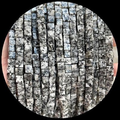 Doğal Güney Yeşim Amazonite Kare Şekil Gemstone Bead Strands için DIY Mücevher ve Şifa Enerjisi