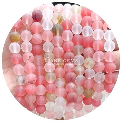 cilalı yuvarlak şekilli boncuklar DIY dekorasyon yarı bitmiş ürünler cilalı taşlar boncuklar