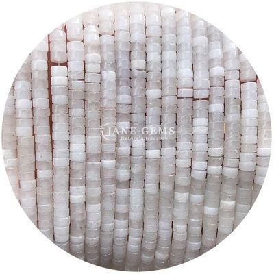 Doğal kristal boncuklar Düz açılı şekil yapısı mücevher için gevşek boncuklar yapım DIY el sanatı tasarımı