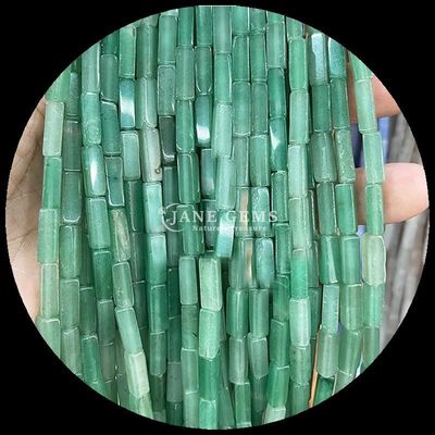 Doğal Yeşil Aventurine Hint Agate Gemstone Bead Strands DIY Mücevher ve Tedavi için