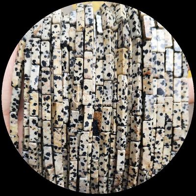 Doğal mücevher mermi dikdörtgen şekli Limon Yeşim Howlite DIY için gevşek iplikler