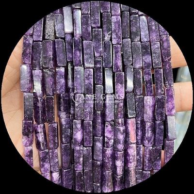 cilalı düzgen bitki inciler inciler mor kalsedon haritası yasper 4x13mm kendi kendine mücevher için