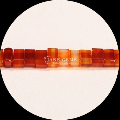 Çeşitli Kristal Renklerdeki Küp Gemstone Bead DIY Mücevherler için Kırmızı Agat Gül Kuvars