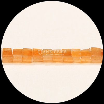 Doğal değerli taş cilalı bitiş küp boncukları Amazonite Resim Yasemin Yumuşak boncuk telleri Mücevher yapımı için