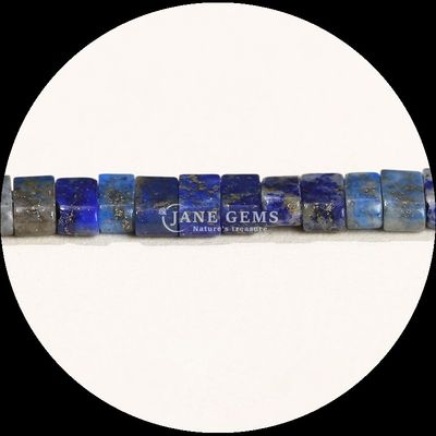 Doğal değerli taş cilalı bitiş küp boncukları Amazonite Resim Yasemin Yumuşak boncuk telleri Mücevher yapımı için