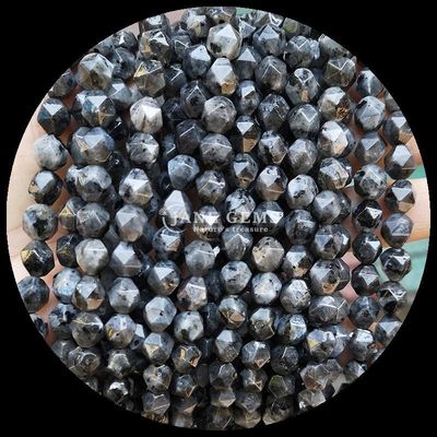 Yüzlü mücevher Doğal elmas şekli Rhodonite Amazonite gevşek iplik boncukları