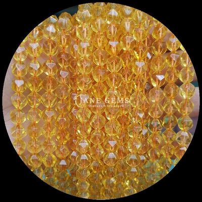 Faceted Natural Gemstone Beads in Vibrant Multicolor Watermelon Quartz Aquamarine Loose Strands Beads for DIY Jewelry (Yapın Kendi Başınıza)
