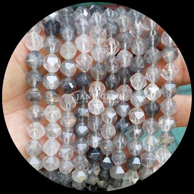 Faceted Natural Gemstone Beads in Vibrant Multicolor Watermelon Quartz Aquamarine Loose Strands Beads for DIY Jewelry (Yapın Kendi Başınıza)