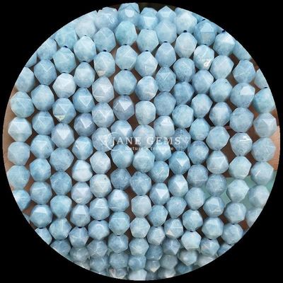 Faceted Natural Gemstone Beads in Vibrant Multicolor Watermelon Quartz Aquamarine Loose Strands Beads for DIY Jewelry (Yapın Kendi Başınıza)