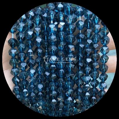 Faceted Natural Gemstone Beads in Vibrant Multicolor Watermelon Quartz Aquamarine Loose Strands Beads for DIY Jewelry (Yapın Kendi Başınıza)
