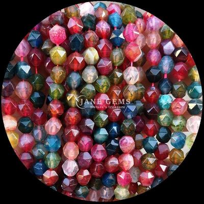 Gemstone Bead Elmaslar Çeşitli Renkler Göz kamaştırıcılar DIY Mücevherler 6mm 8mm 10mm Turmalin Mavi Kaplan Gözü