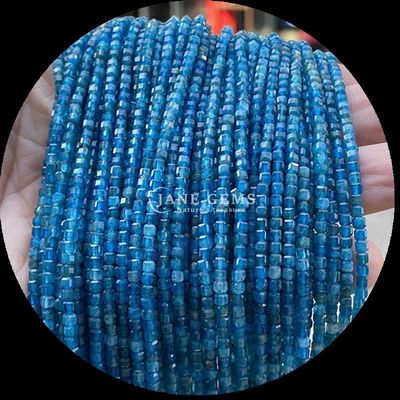Çeşitli renkli Doğal Mini Küp kare mücevher boncukları Gül Kuvars Apatit DIY için Bilezik Kolye küpe Mücevher yapımı