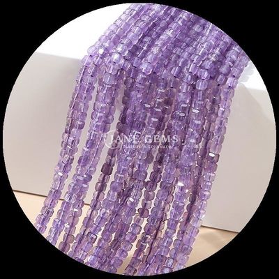 Yapmacası Mücevher Yapımı için cilalı çok renkli Lapis Lazuli Amazonite Küp Kesme Değerli Taş Boncukları