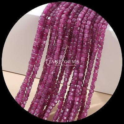 Yapmacası Mücevher Yapımı için cilalı çok renkli Lapis Lazuli Amazonite Küp Kesme Değerli Taş Boncukları