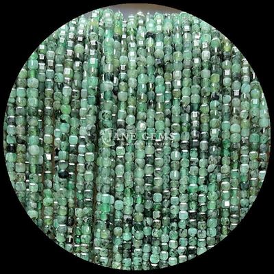 Özelleştirilebilir Küp kare mücevher boncukları Altın Rutilated Kuvars Prehnite gevşek iplikler mücevher yapımı için boncuklar