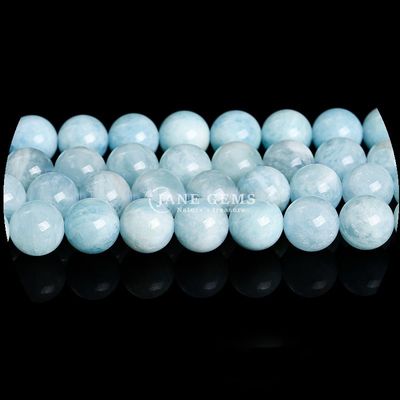 Yuvarlak Şekil Çeşitli Doğal Değerli Taşlar Labradorite Amazonite DIY Mücevher Tasarımları için gevşek iplikler