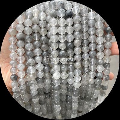 Çeşitli Renklerdeki Yuvarlak İnciler Doğal Gül Kuvars Altın Rutile Quartz DIY Mücevherler için