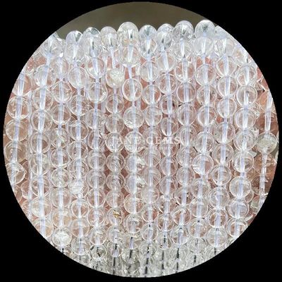 Doğal yuvarlak şekil mücevherler açık kuvars sitrin ametist DIY mücevher için gevşek teller