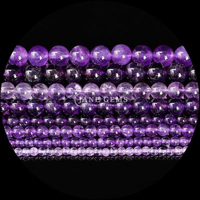 Yumuşatılmış mücevher taşları yuvarlak kesim ateş Kuvars Altın Rutilated Kuvars İnci iplikleri DIY Mücevher yapımı için