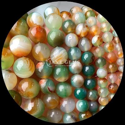 DIY Mücevher Yapma 8mm Yuvarlak Doğal Değerli Taş Tırnakları Kiraz Agate ve Çeşitli Agate Fileri için Küpeler