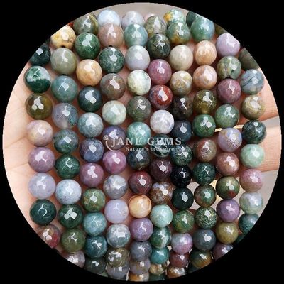 DIY Mücevher Yapma 8mm Yuvarlak Doğal Değerli Taş Tırnakları Kiraz Agate ve Çeşitli Agate Fileri için Küpeler