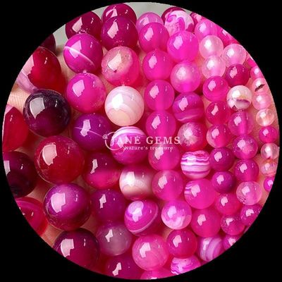 Yuvarlak 8 mm cilalı doğal taş boncukları mücevher yapımı için iplikler DIY bilezikler kolye çok renkli