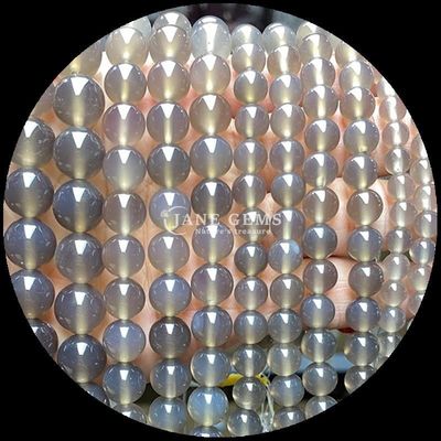 Yuvarlak 8 mm cilalı doğal taş boncukları mücevher yapımı için iplikler DIY bilezikler kolye çok renkli