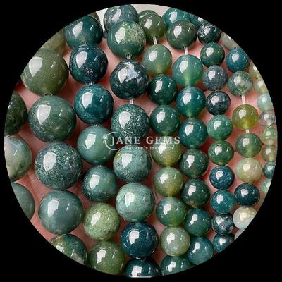 Gemstone 8mm Bead Çeşitli Agate Beads Yeşil Agate Karnelian Kahverengi Agate DIY için gevşek boncuk telleri