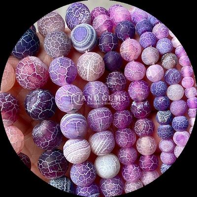 Doğal Çeşitli Mücevherler İnce DIY Mor ve Sarı Agate İnce ile Mücevher Yapım