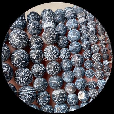 Çeşitli Renkli Agat Boncukları 8mm Boncuk Boyutu Doğal Mücevher Yuvarlak Kesim Gökkuşağı DIY Hediye için Havalı Agat Çöpler
