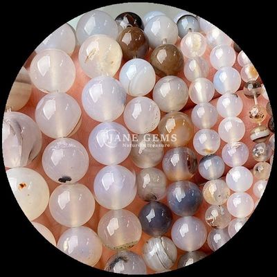 DIY mücevher küpeleri için çok renkli taş yuvarlak şekilli agaç boncukları
