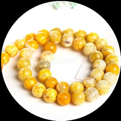 Çeşitli renkli gemstone bead fire agate DIY mücevher yapımı için gevşek bead yarılar