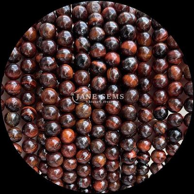 Gemstone yuvarlak şekilli boncuk Mavi Kaplan Gözü DIY Mücevher ve Hediye için gevşek boncuk telleri