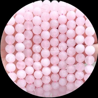 Kolye ve kolye yapımı için çok renkli mücevher boncukları 8mm Çeşitli buzlanmış gevşek yuvarlak boncuk telleri