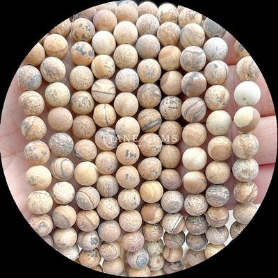 Kolye ve kolye yapımı için çok renkli mücevher boncukları 8mm Çeşitli buzlanmış gevşek yuvarlak boncuk telleri