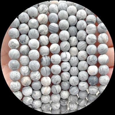 Kaynağı Doğal mücevher boncukları 8 mm Yuvarlak iplikler DIY Mücevher projeleri için